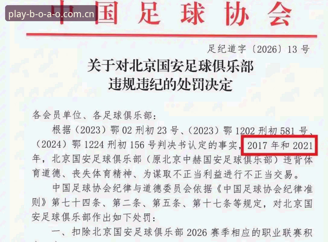 中国足协第三批禁足名单公布，哪些俱乐部高管和球员被终身禁足？